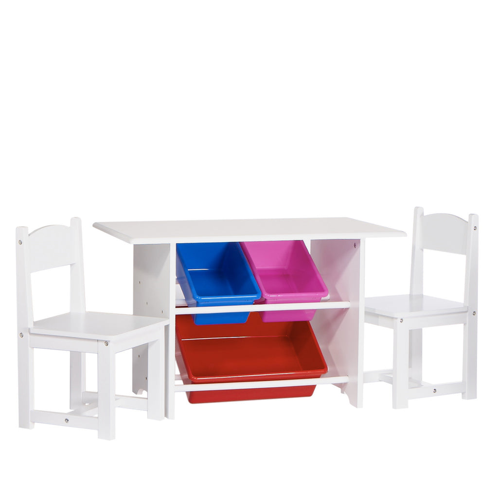 Kids Activity Table with Chairs and Bins