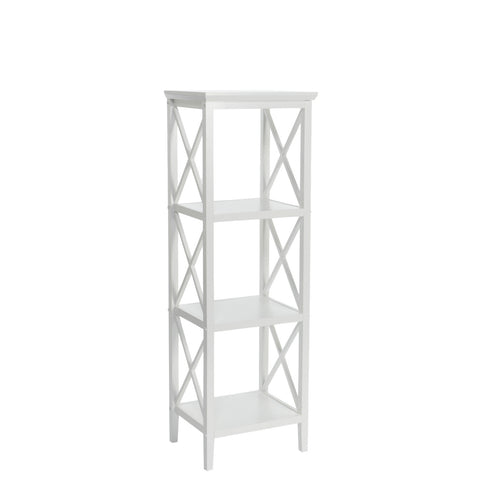 X-Frame 4-Shelf Storage Tower