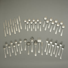 46-Piece Personalized Flatware - Beaded Pattern