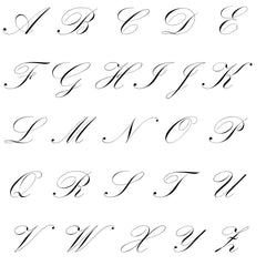 46-Piece Personalized Flatware - Rose Pattern