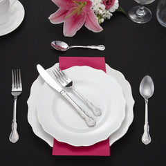 46-Piece Personalized Flatware - Bouquet Pattern