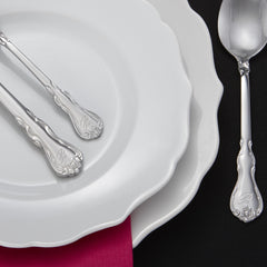 46-Piece Personalized Flatware - Bouquet Pattern