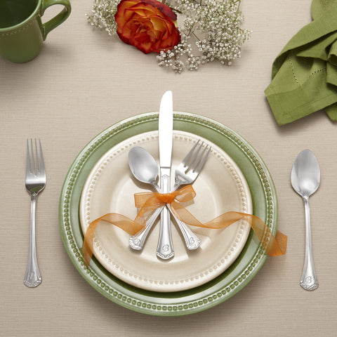 46-Piece Personalized Flatware - Excelsior Pattern